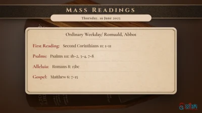 Daily Mass Readings – Thursday, 19 June 2025