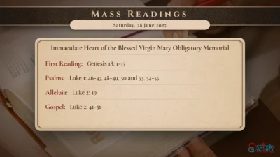 Daily Mass Readings – Saturday, 28 June 2025