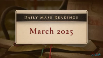 Download Mass Readings – March 2025
