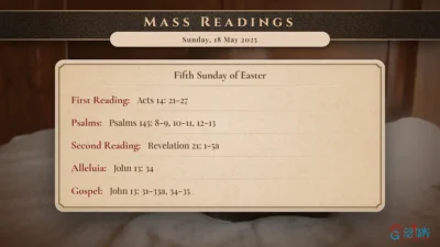 Daily Mass Readings – Sunday, 18 May 2025
