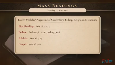 Daily Mass Readings – Tuesday, 27 May 2025