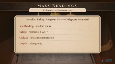 Daily Mass Readings – Wednesday, 12 November 2025