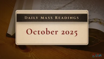 Download Mass Readings – October 2025