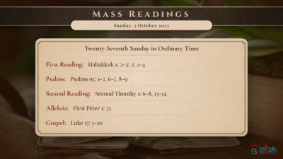 Daily Mass Readings – Sunday, 5 October 2025