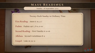 Daily Mass Readings – Sunday, 28 September 2025