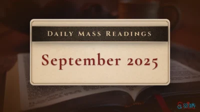 Download Mass Readings – September 2025