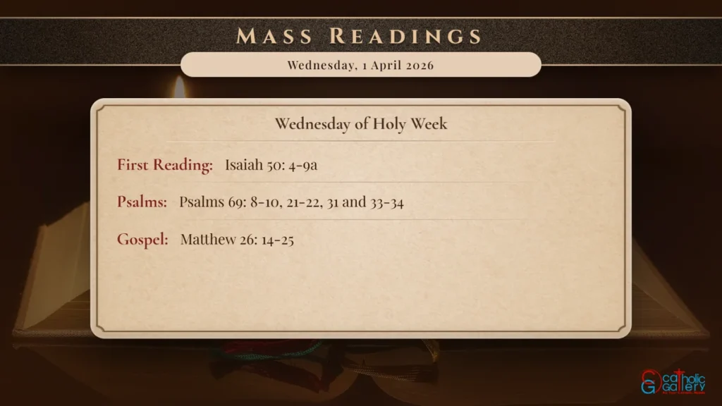 April 2026 Mass Readings Image Gallery - Catholic Gallery