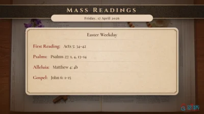 Daily Mass Readings – Friday, 17 April 2026