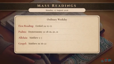 Daily Mass Readings – Monday, 17 August 2026