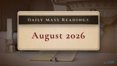 August 2026 Mass Readings Image Gallery