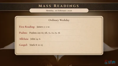 Daily Mass Readings – Monday, 16 February 2026