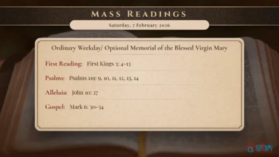 Daily Mass Readings – Saturday, 7 February 2026