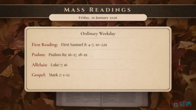Daily Mass Readings – Friday, 16 January 2026
