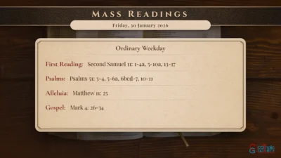 Daily Mass Readings – Friday, 30 January 2026