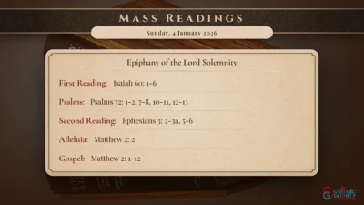 Daily Mass Readings – Sunday, 4 January 2026