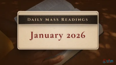January 2026 Mass Readings Image Gallery