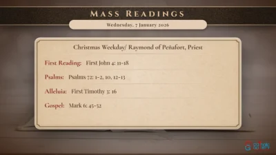 Daily Mass Readings – Wednesday, 7 January 2026