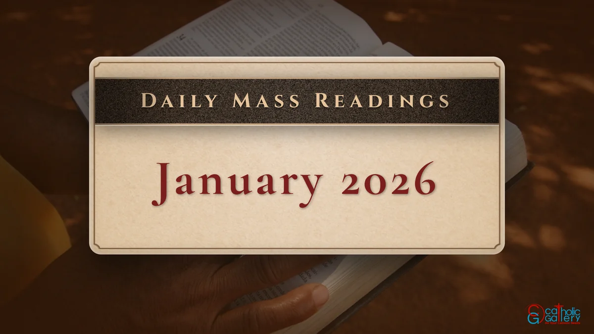 January 2026 Mass Readings Image Gallery - Catholic Gallery