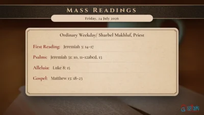 Daily Mass Readings – Friday, 24 July 2026