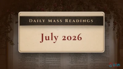 July 2026 Mass Readings Image Gallery