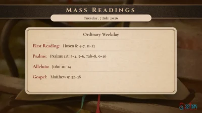Daily Mass Readings – Tuesday, 7 July 2026