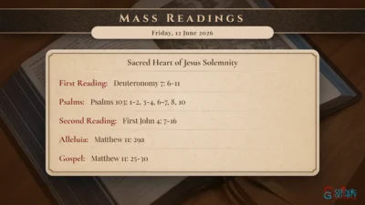 Daily Mass Readings – Friday, 12 June 2026