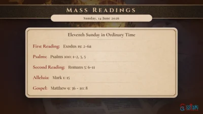Daily Mass Readings – Sunday, 14 June 2026
