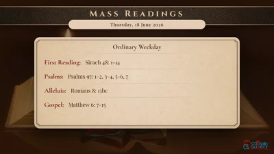 Daily Mass Readings – Thursday, 18 June 2026