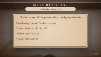 Daily Mass Readings – Wednesday, 3 June 2026