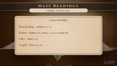 Daily Mass Readings – Monday, 16 March 2026