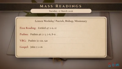 Daily Mass Readings – Tuesday, 17 March 2026