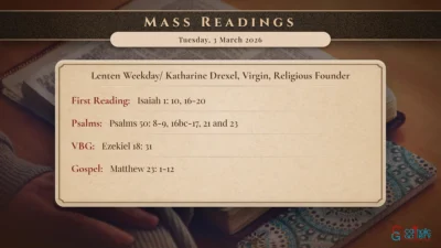 Daily Mass Readings – Tuesday, 3 March 2026