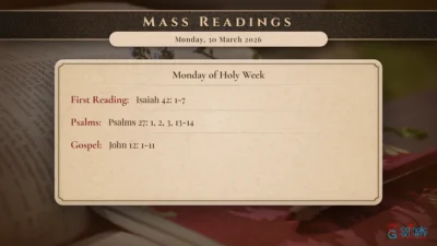 Daily Mass Readings – Monday, 30 March 2026