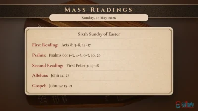 Daily Mass Readings – Sunday, 10 May 2026