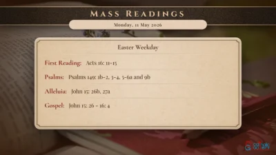 Daily Mass Readings – Monday, 11 May 2026
