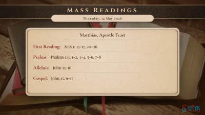 Daily Mass Readings – Thursday, 14 May 2026