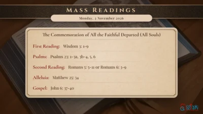 Daily Mass Readings – Monday, 2 November 2026
