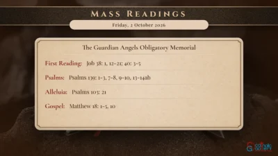 Daily Mass Readings – Friday, 2 October 2026