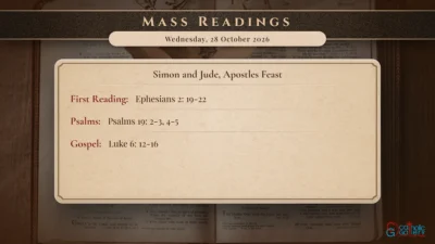 Daily Mass Readings – Wednesday, 28 October 2026