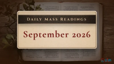 September 2026 Mass Readings Image Gallery
