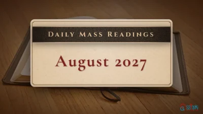 August 2027 Mass Readings Image Gallery