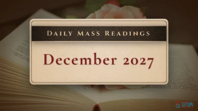 December 2027 Mass Readings Image Gallery