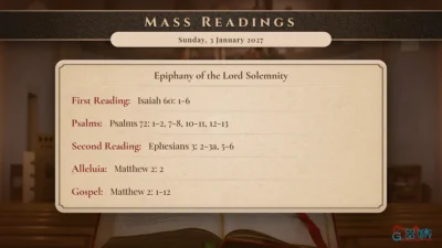 Daily Mass Readings – Sunday, 3 January 2027
