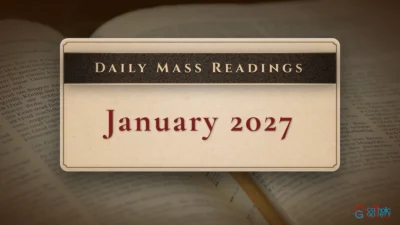 January 2027 Mass Readings Image Gallery