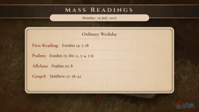 Daily Mass Readings – Monday, 19 July 2027