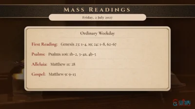 Daily Mass Readings – Friday, 2 July 2027