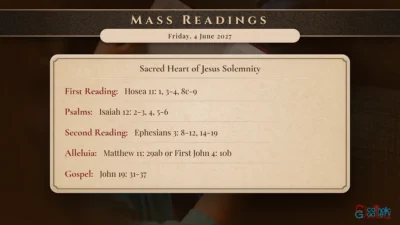Daily Mass Readings – Friday, 4 June 2027