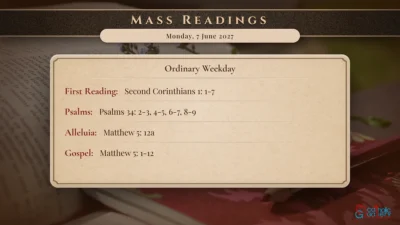 Daily Mass Readings – Monday, 7 June 2027
