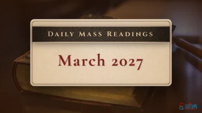 March 2027 Mass Readings Image Gallery
