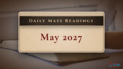 May 2027 Mass Readings Image Gallery